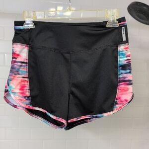 Tek Gear Black and Pink Athletic Shorts with Compression Fit